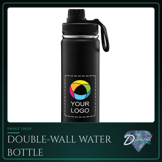 Double-Wall Water Bottle with Digital Inkjet – 25 oz.