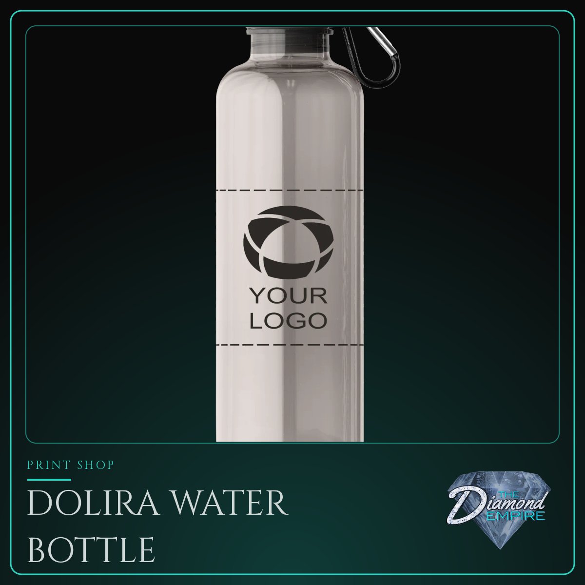 Dolira Water Bottle with Carabiner – 25 oz.