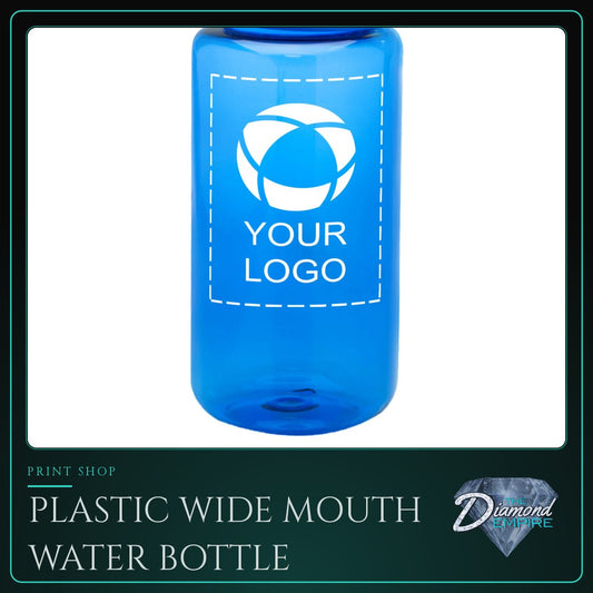 Plastic Wide Mouth Water Bottle – 38 oz.