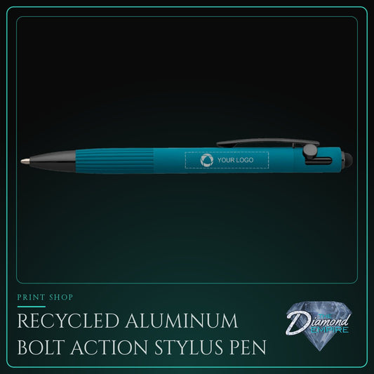 Recycled Aluminum Bolt Action Stylus Pen