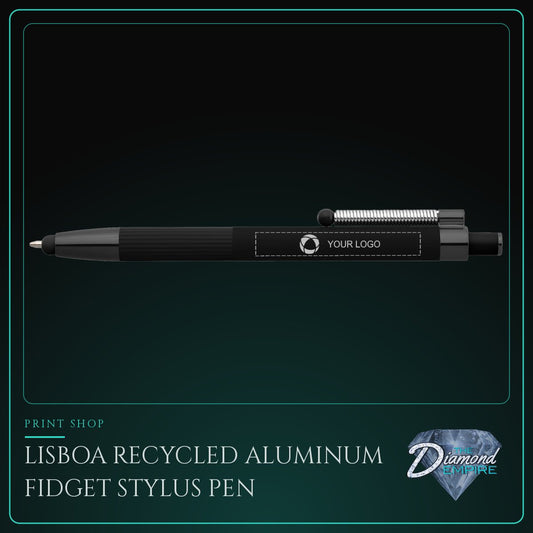 Lisboa Recycled Aluminum Fidget Stylus Pen