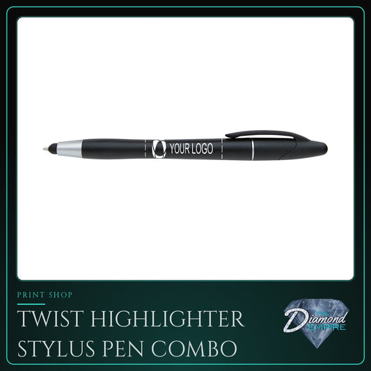 Twist Highlighter Stylus Pen Combo