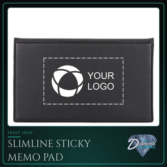 Slimline Sticky Memo Pad with Flag Sticky Note