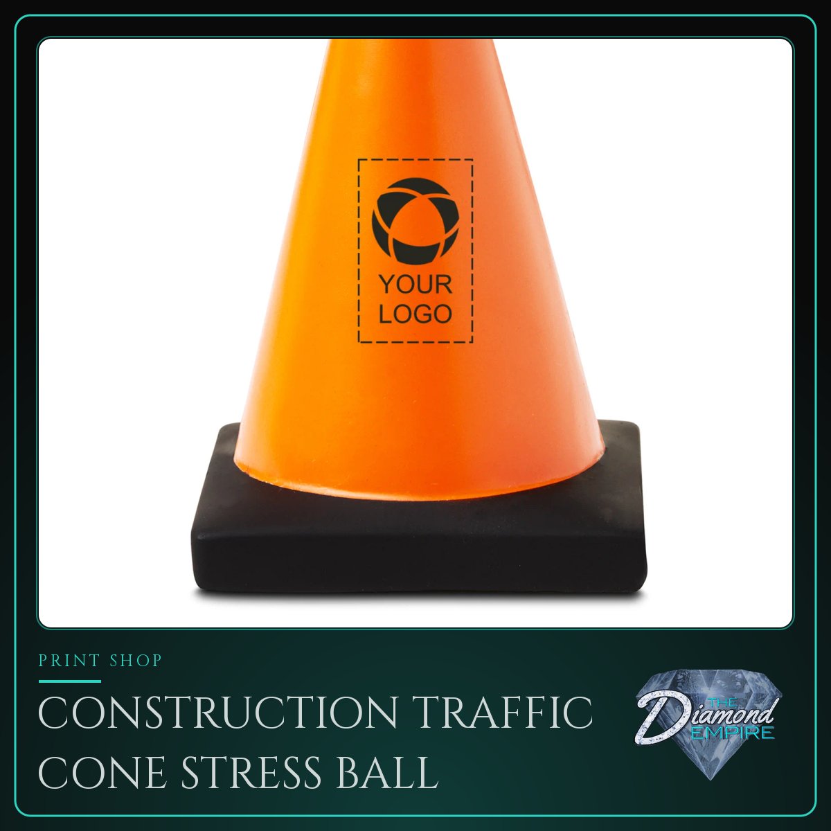 Construction Traffic Cone Stress Ball