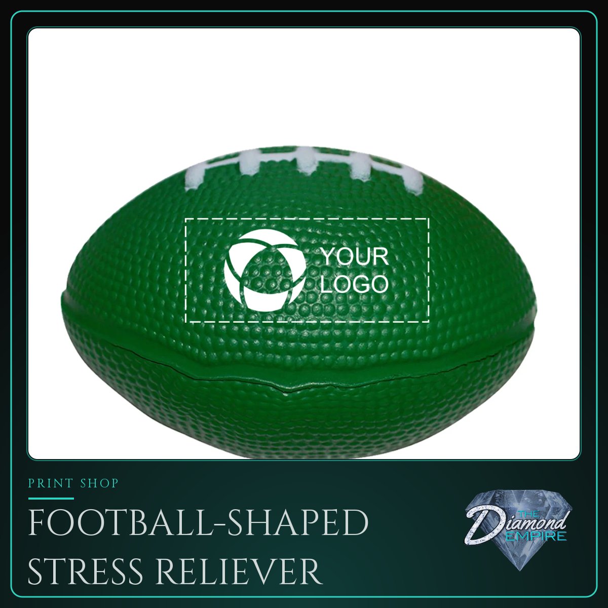 Football-Shaped Stress Reliever – 3.19 W x 2 H