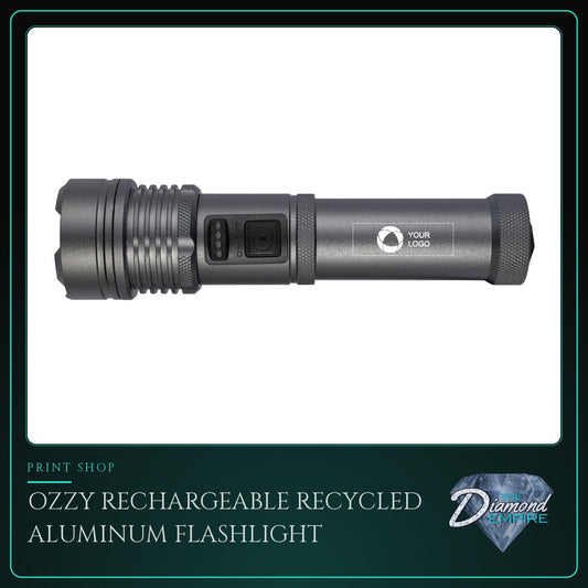 Ozzy Rechargeable Recycled Aluminum Flashlight