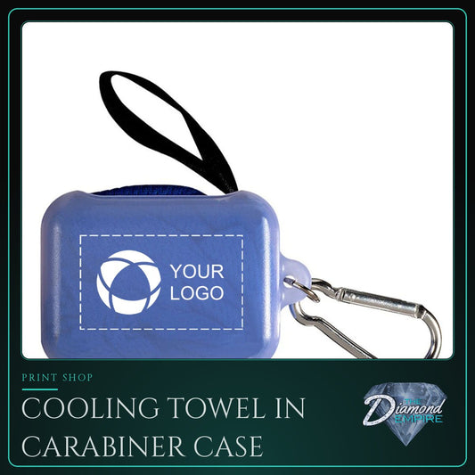 Cooling Towel in Carabiner Case