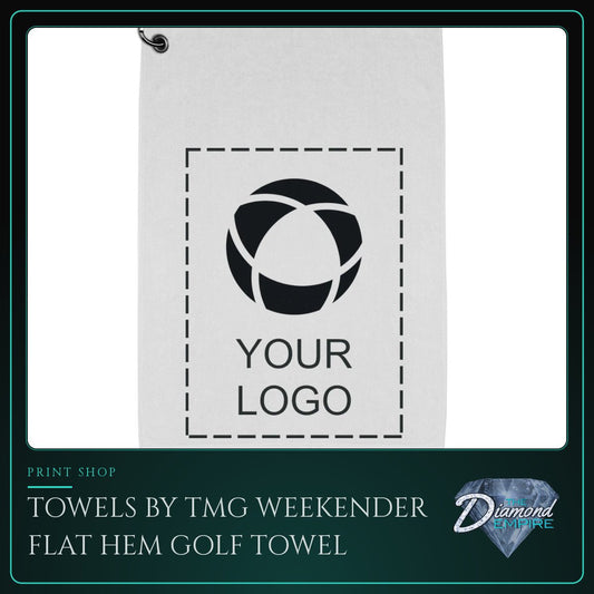Towels by TMG Weekender Flat Hem Golf Towel