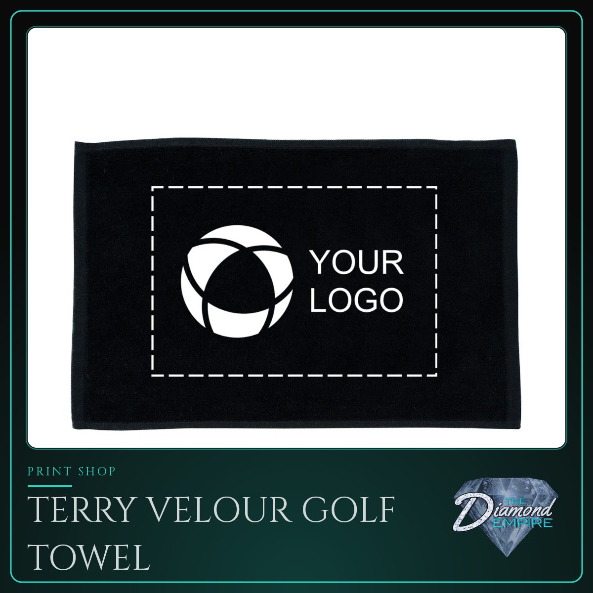 Terry Velour Golf Towel