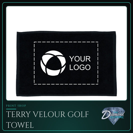 Terry Velour Golf Towel