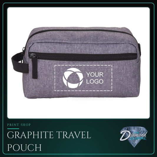Graphite Travel Pouch