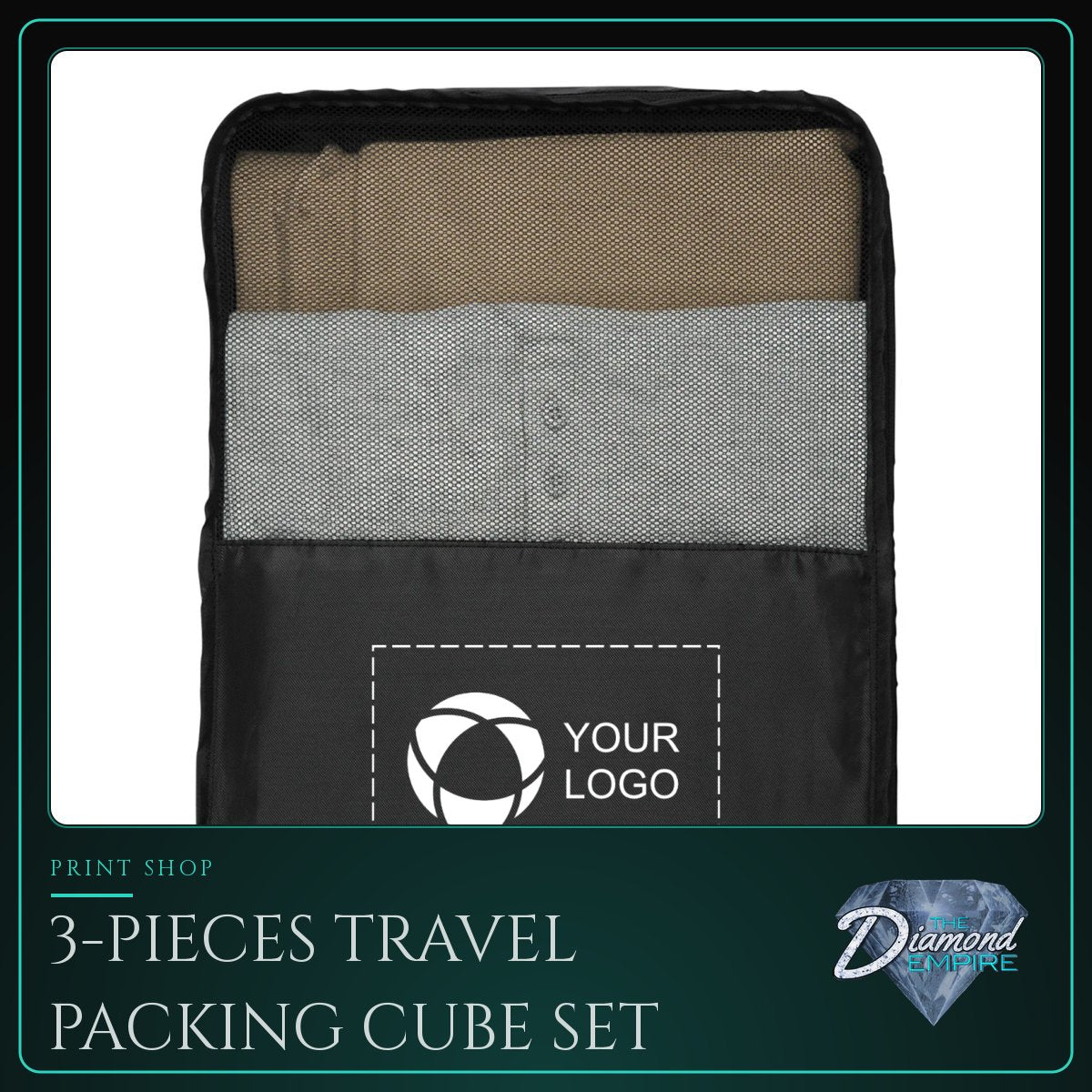 3-Pieces Travel Packing Cube Set
