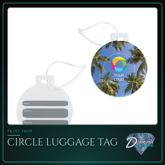 Circle Luggage Tag