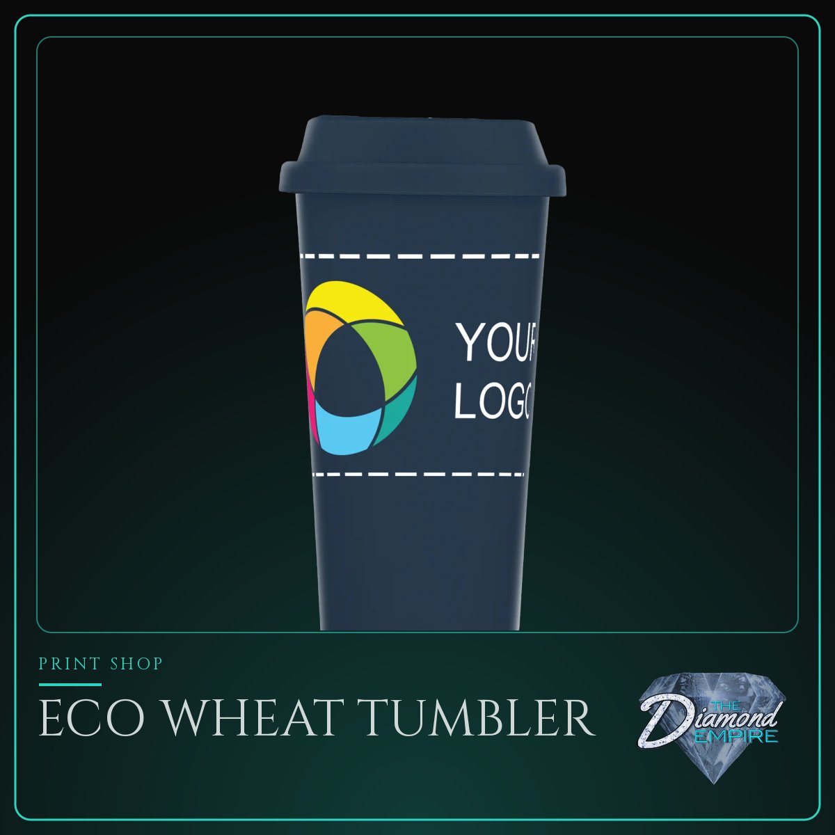 Eco Wheat Tumbler with Full-Color – 16 oz.
