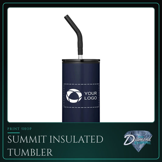 Summit Insulated Tumbler with Straw – 16 oz.