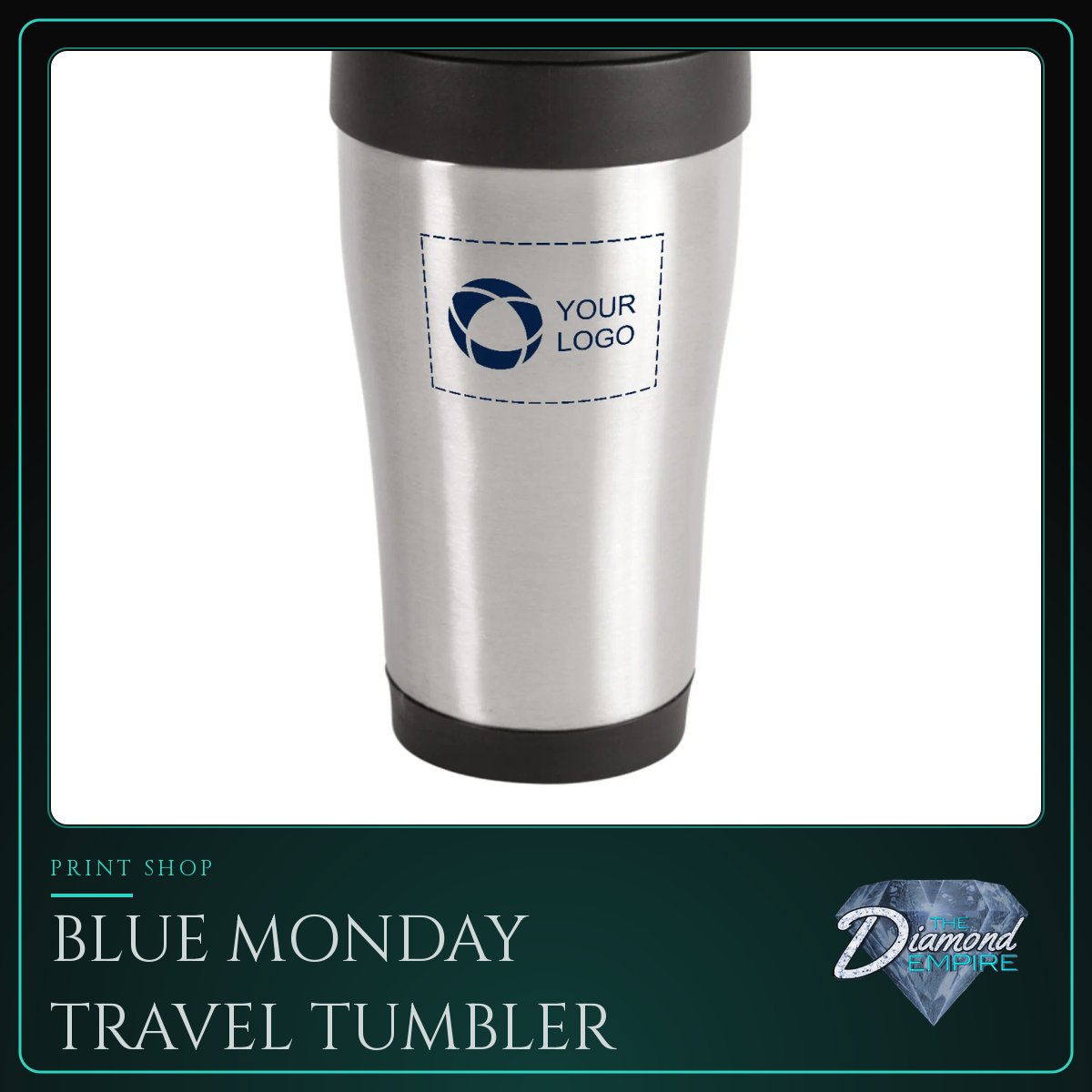 Blue Monday Travel Tumbler – 16 oz.