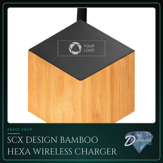 SCX Design Bamboo Hexa Wireless Charger – 10 W