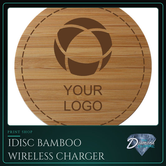 iDisc Bamboo Wireless Charger – 15W