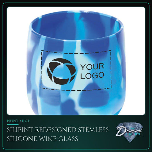 Silipint Redesigned Stemless Silicone Wine Glass – 12 oz.