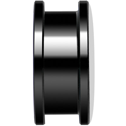 Pink Black Radiant Cross Black Anodized Screw Fit Plug Set 20mm