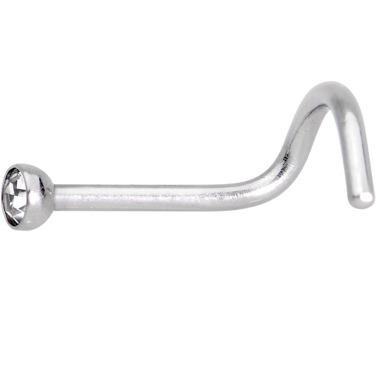 20G 5/16 Multi Color Gem Steel Nose Screw 20 Pack Set