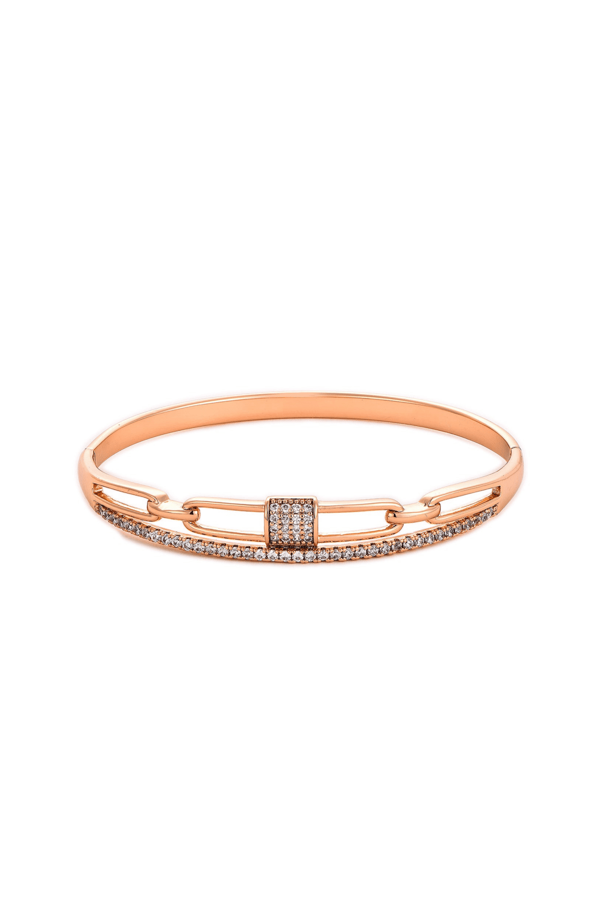 Waterproof 18k Elegant Rose Gold Plated Bracelet