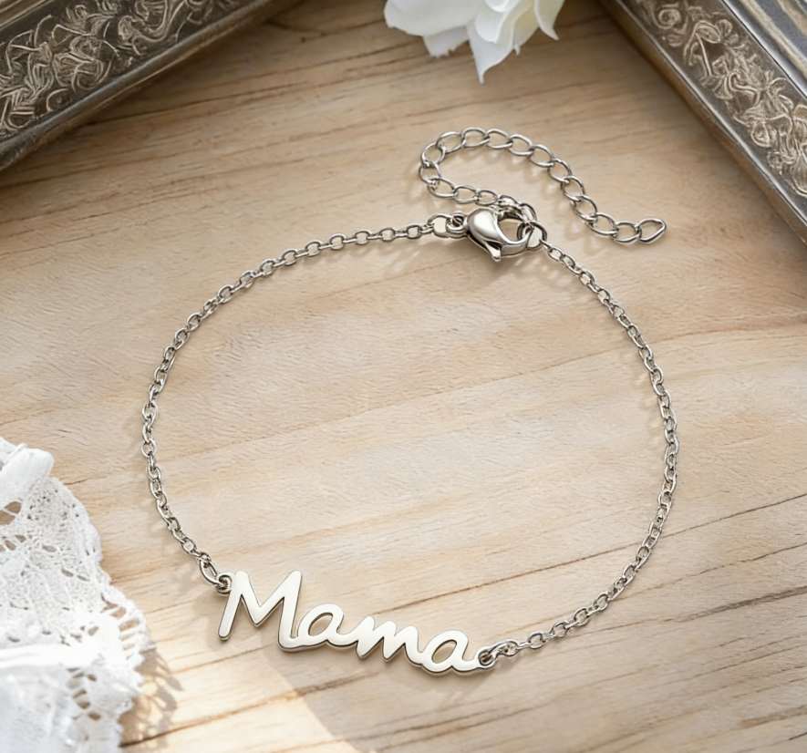 Mama Letter Stainless Steel Necklace